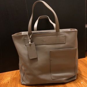 Tumi leather tote bag